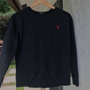 BARELY WORN POLO‼️ crew neck sweatshirt